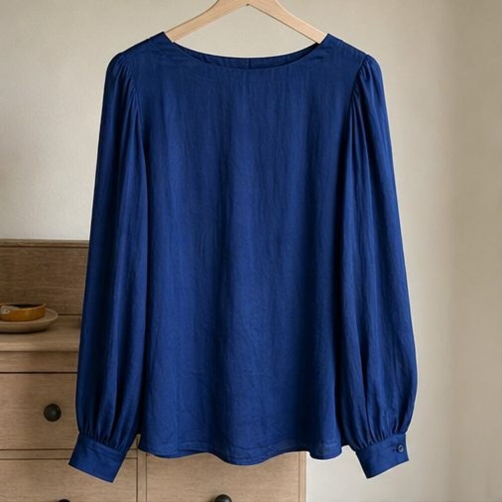 Olive Button Blouse